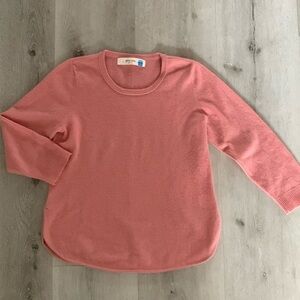 Sparrow Large Pink Cashmere Lightweight Sweater  size M pullover soft